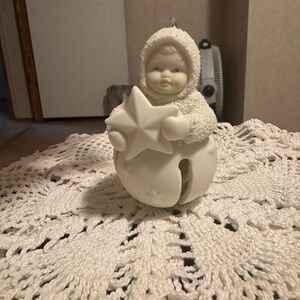 Department 56 Vintage Snowbabies First Star Jinglebaby Ornament #6858-6 in Box